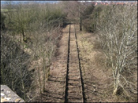 From Sheepway bridge looking towards Portishead - 2 April 2013